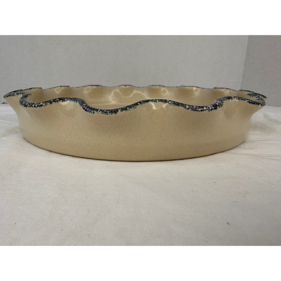 VTG Home & Garden Party Sunflower Chip and Dip Set Stoneware Made in USA - Picture 5 of 9